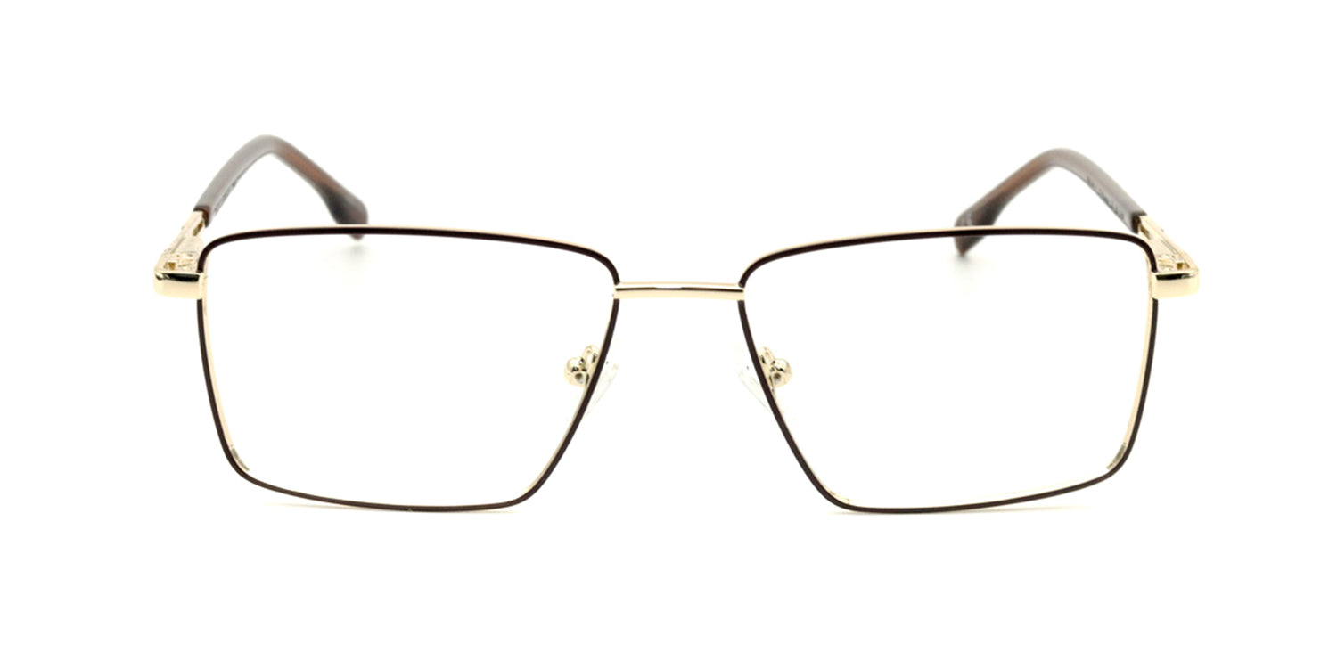 MX2014A-2 | Men | Shiny Brown | Metal Glasses