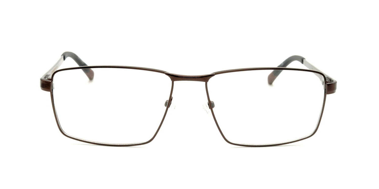 MX2017A-2 | Men | Shiny Brown | Metal Glasses