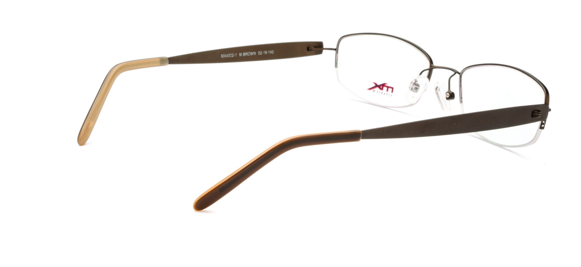 MX4002-1 | Women | Matte Brown | Titanium Glasses