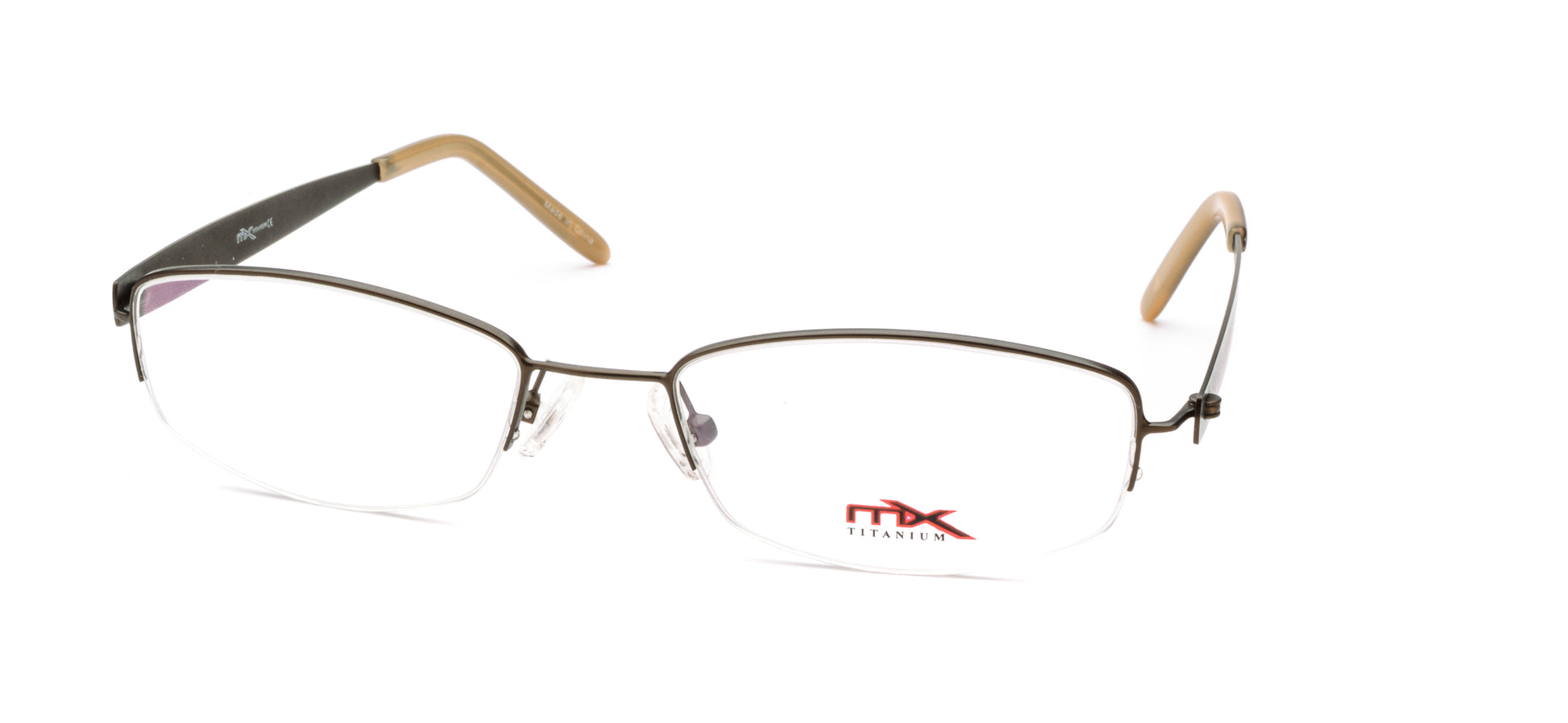 MX4002-1 | Women | Matte Brown | Titanium Glasses