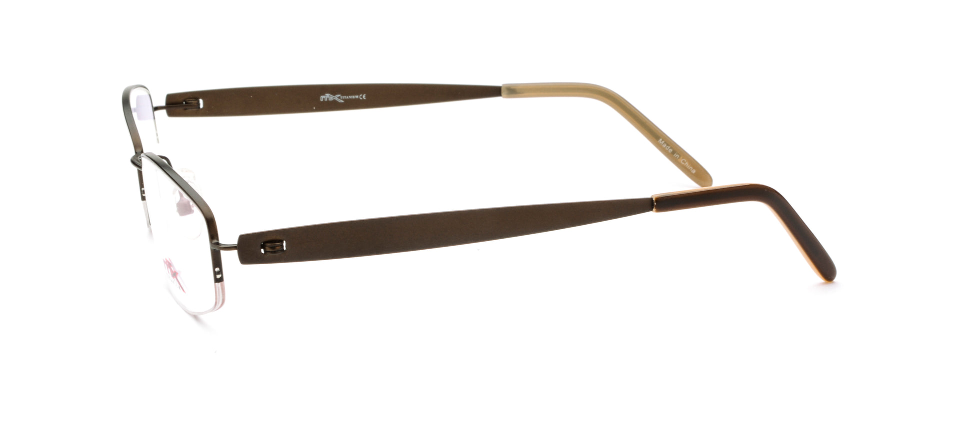 MX4002-1 | Women | Matte Brown | Titanium Glasses