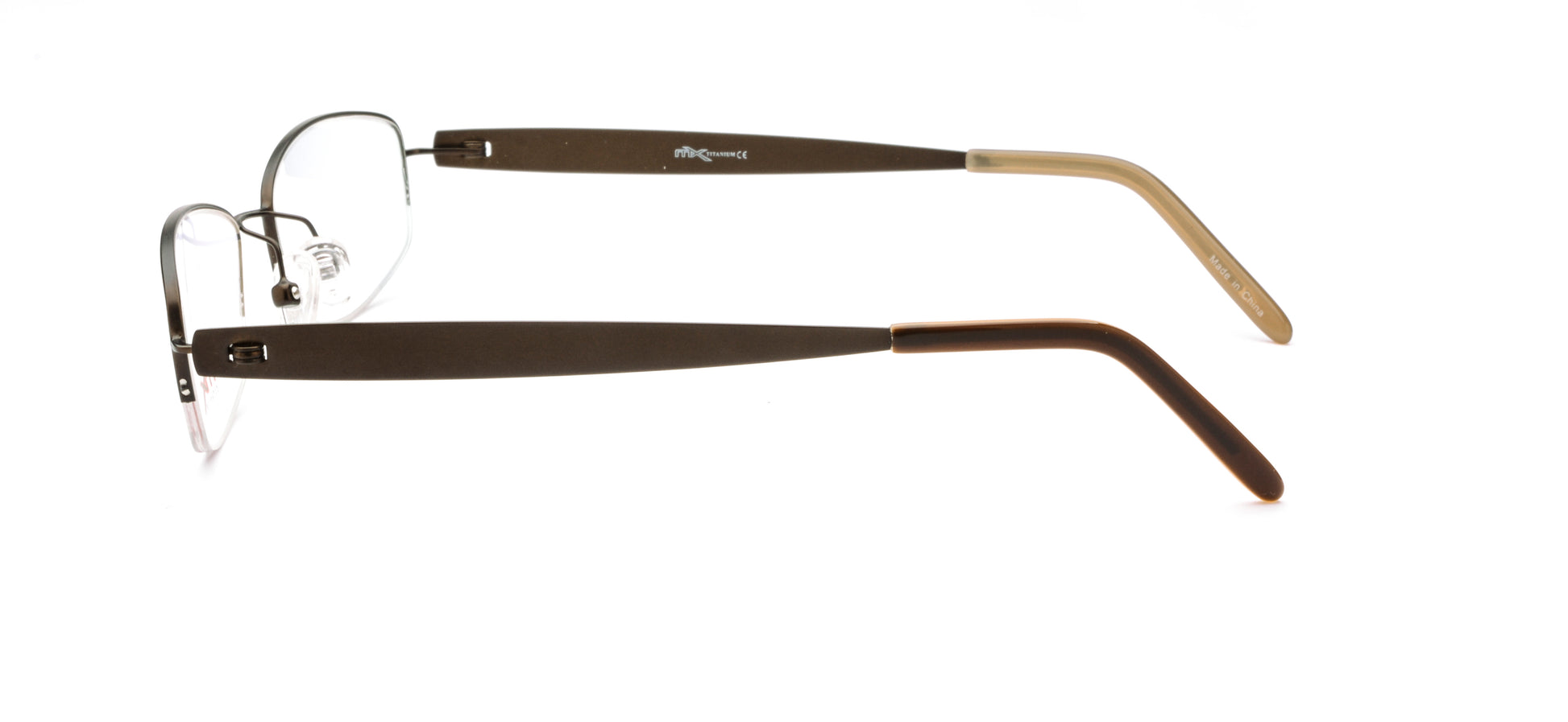 MX4002-1 | Women | Matte Brown | Titanium Glasses
