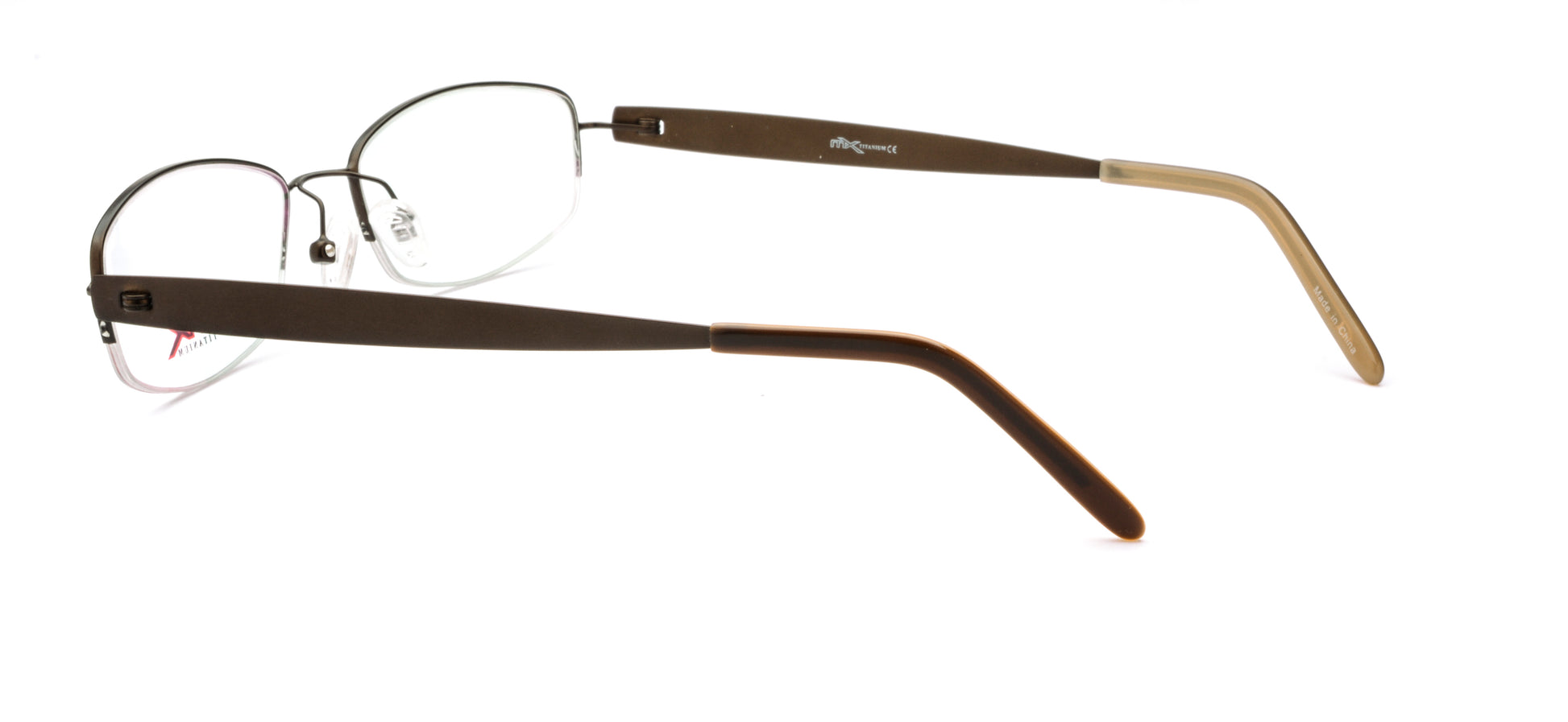 MX4002-1 | Women | Matte Brown | Titanium Glasses