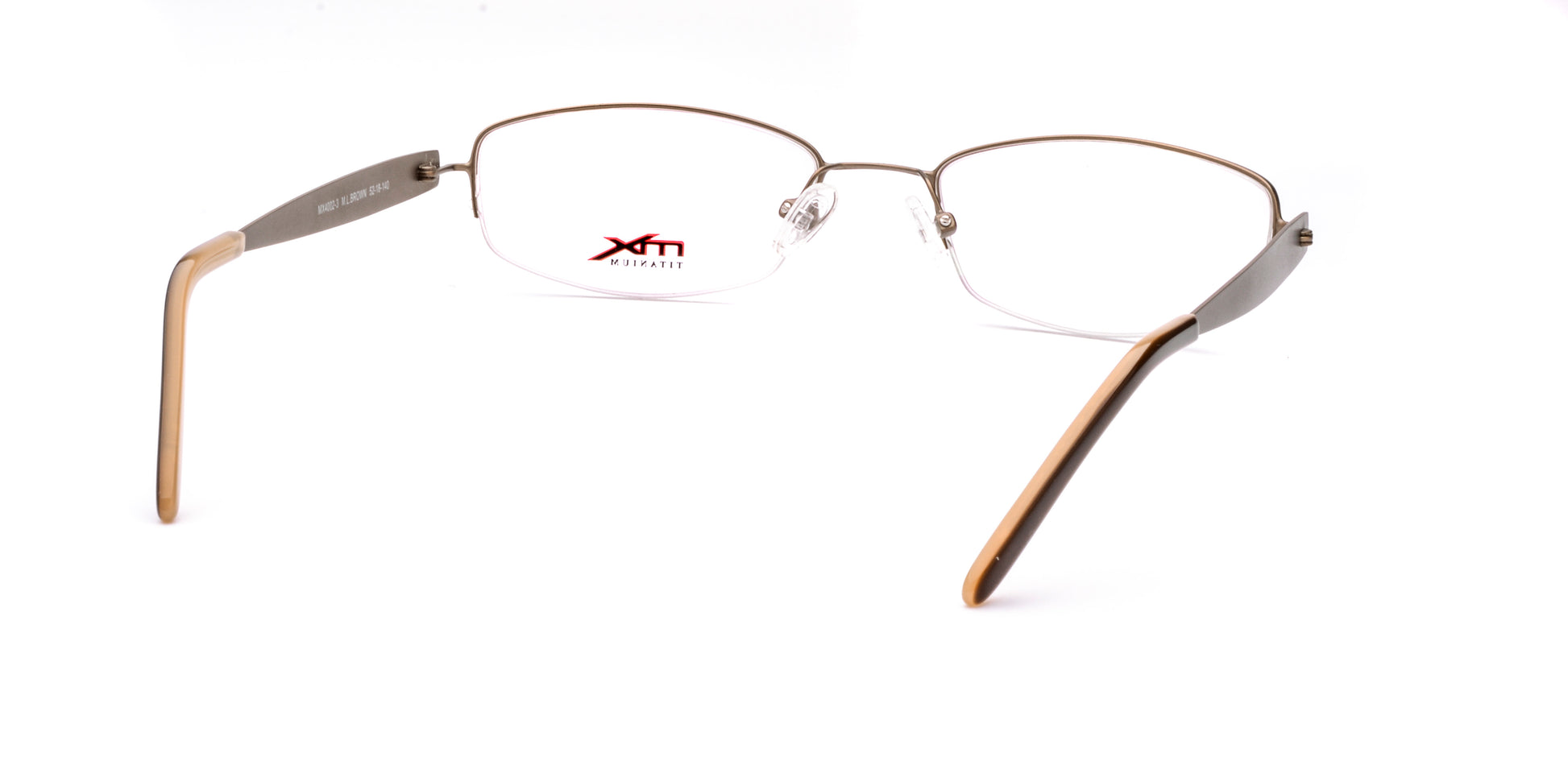 MX4002-3 | Women | Matte Brown | Titanium Glasses