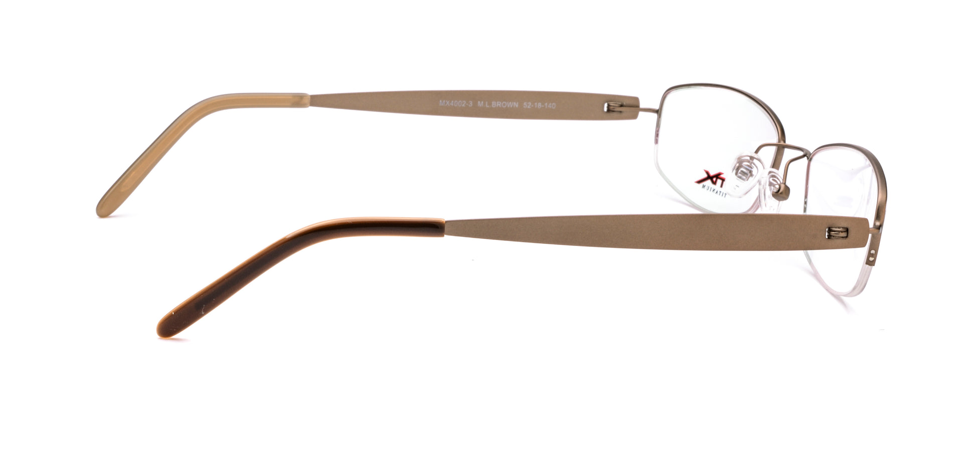 MX4002-3 | Women | Matte Brown | Titanium Glasses
