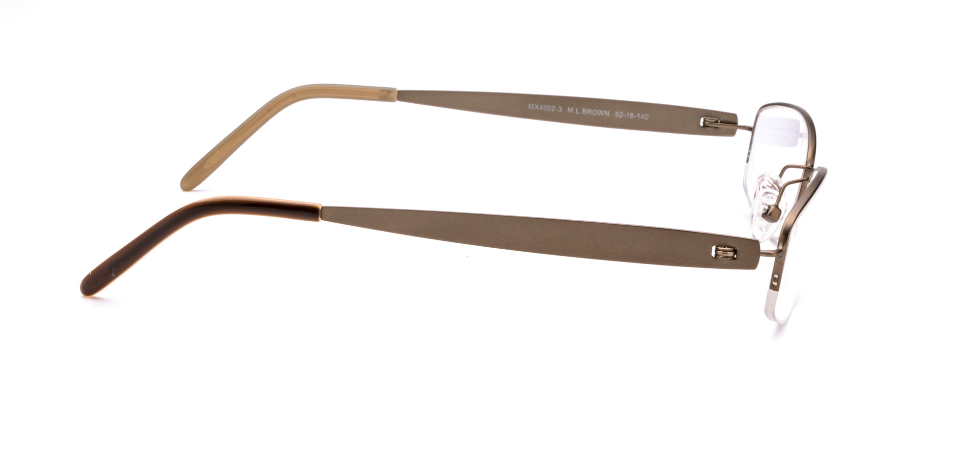 MX4002-3 | Women | Matte Brown | Titanium Glasses