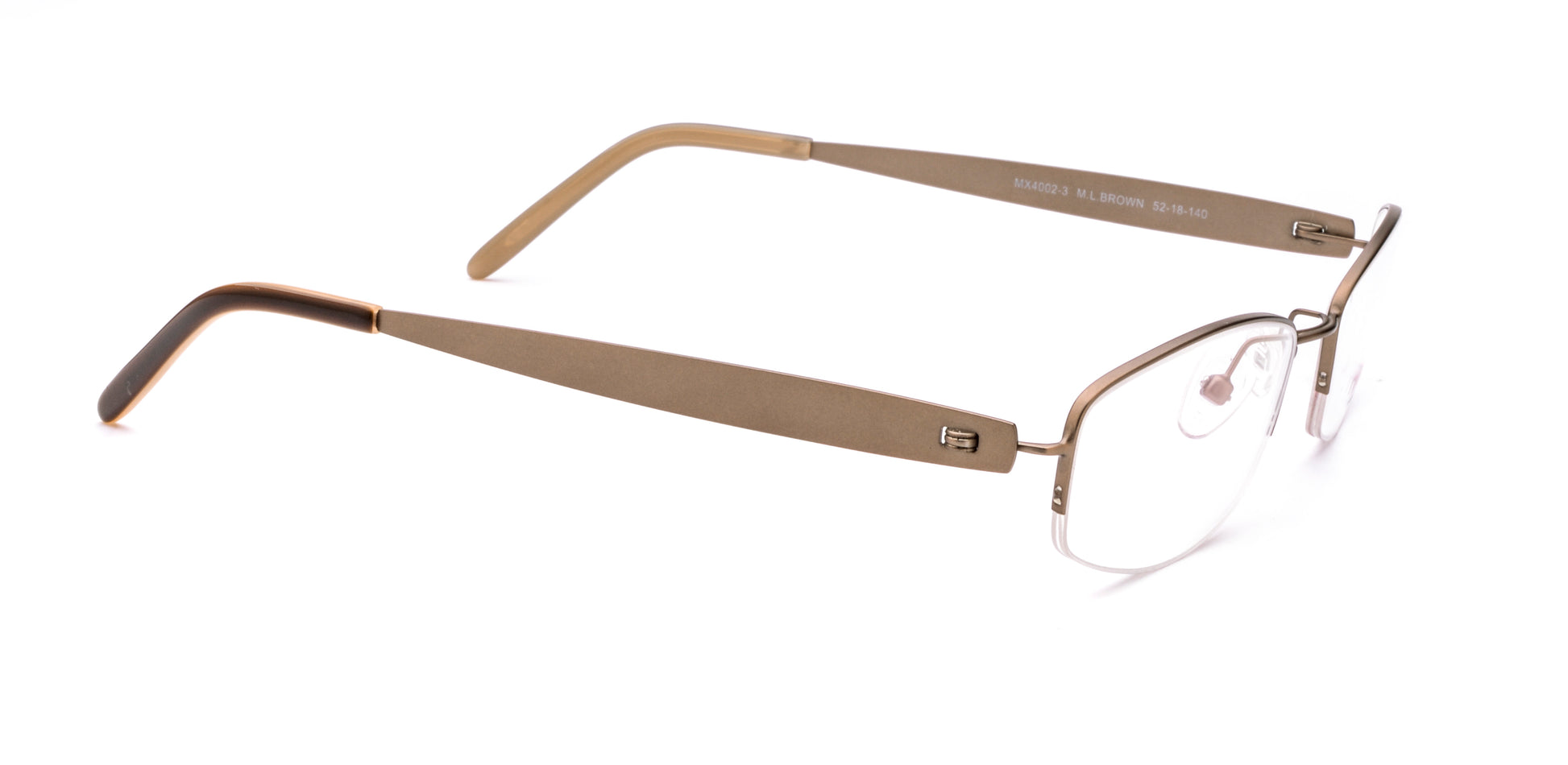 MX4002-3 | Women | Matte Brown | Titanium Glasses