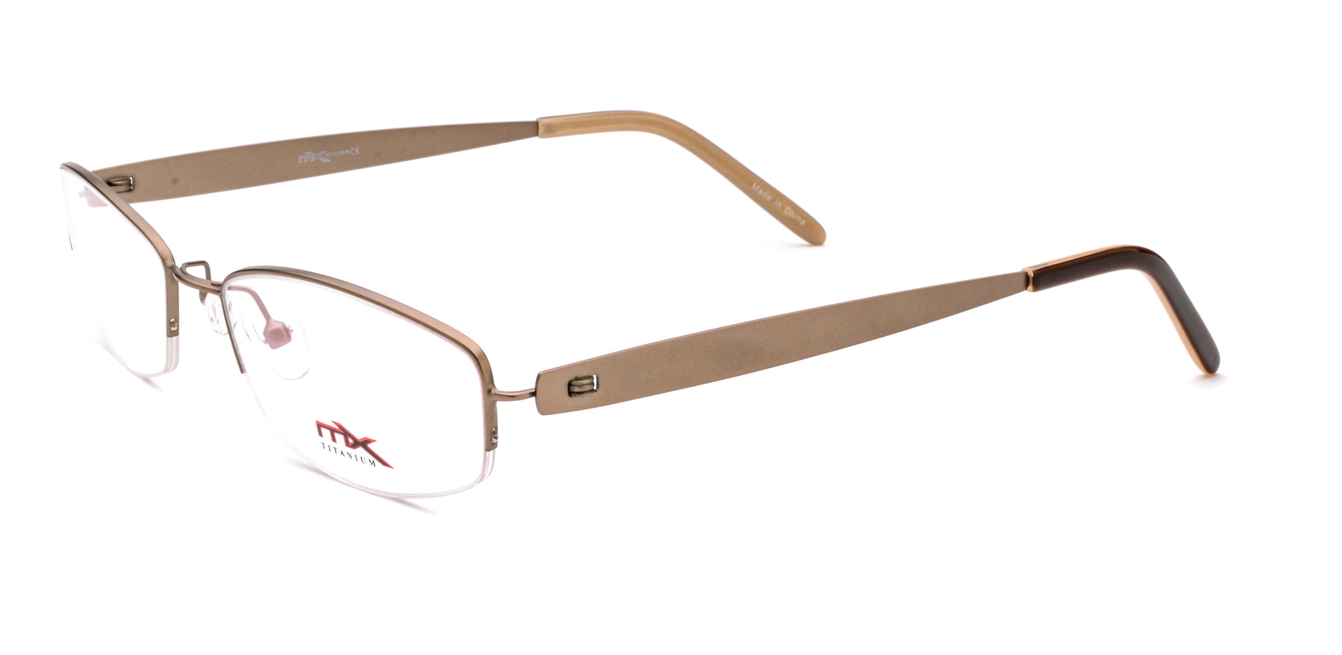 MX4002-3 | Women | Matte Brown | Titanium Glasses