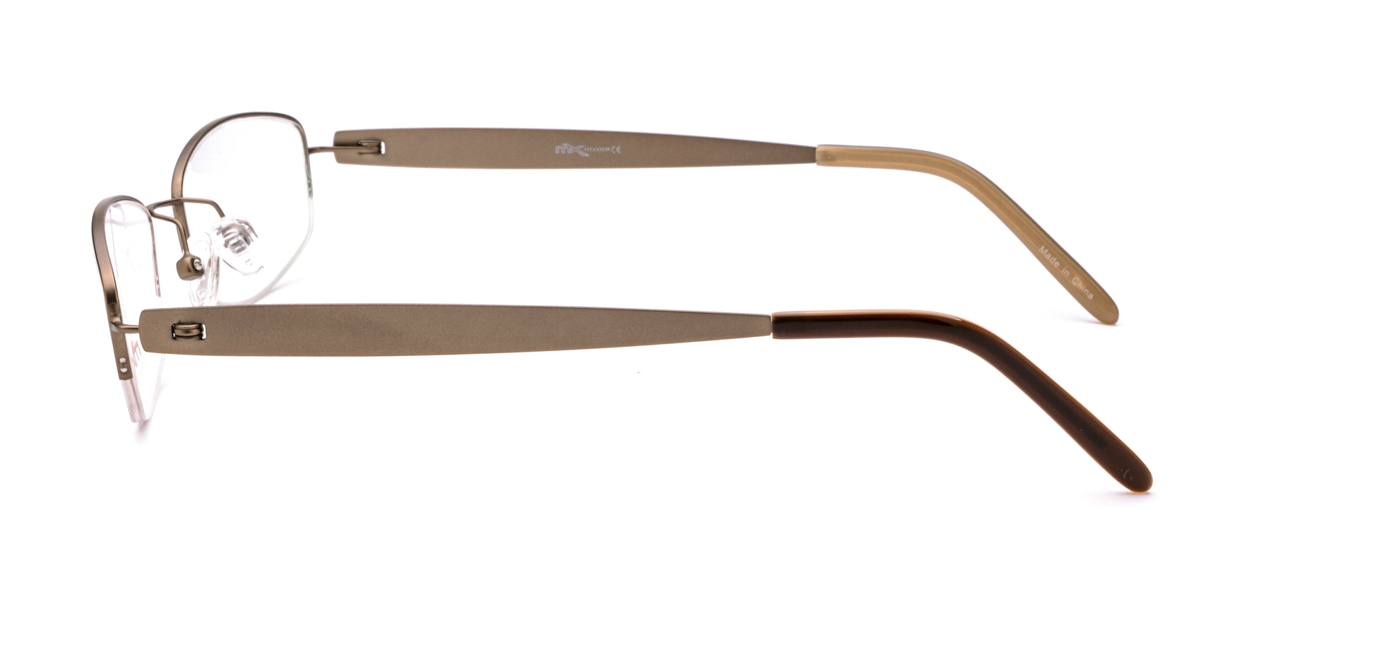MX4002-3 | Women | Matte Brown | Titanium Glasses