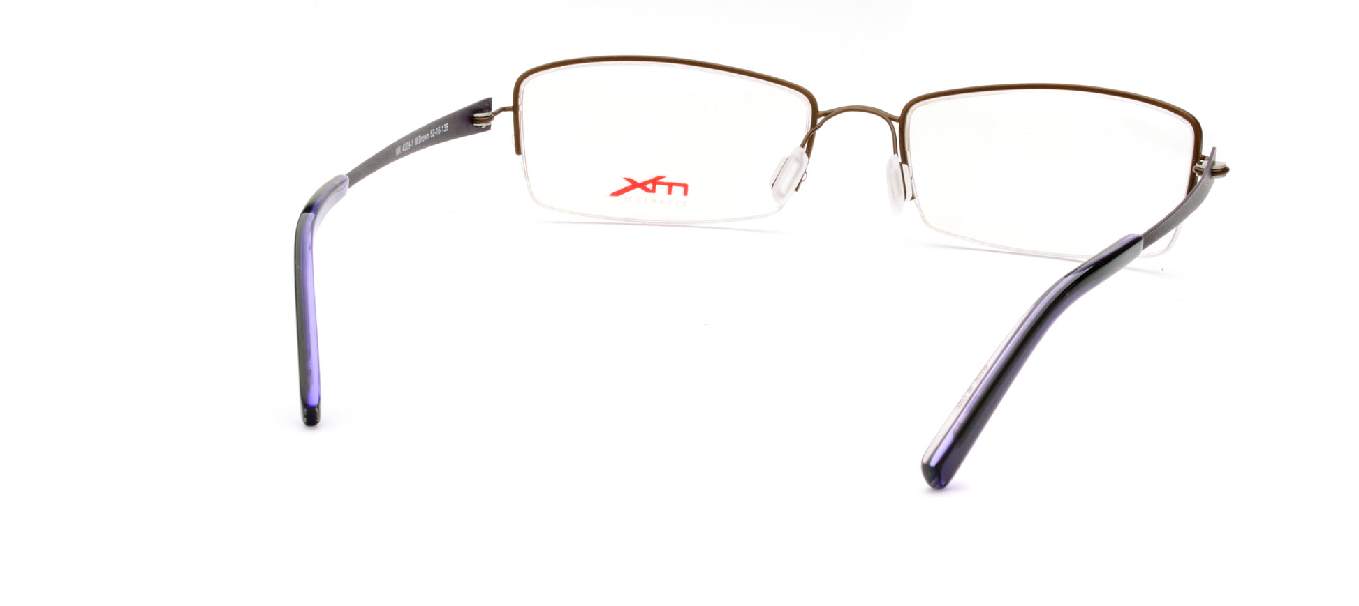MX4009-1 | Women | Matte Brown | Titanium Glasses