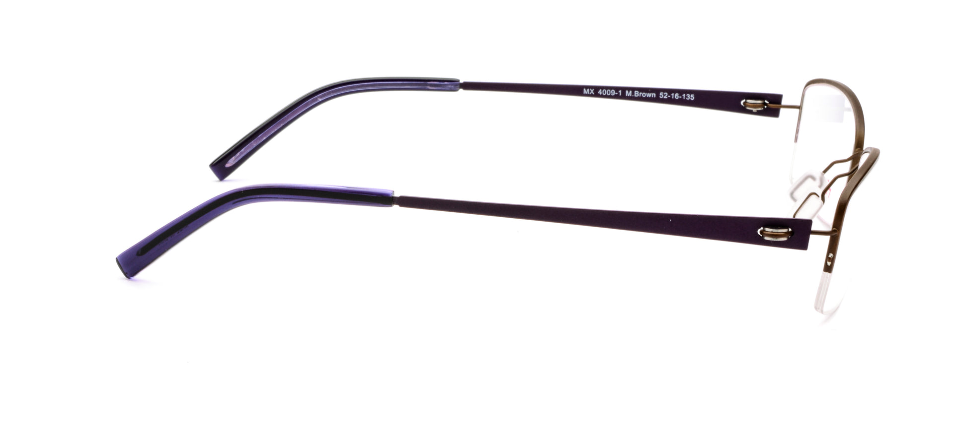 MX4009-1 | Women | Matte Brown | Titanium Glasses