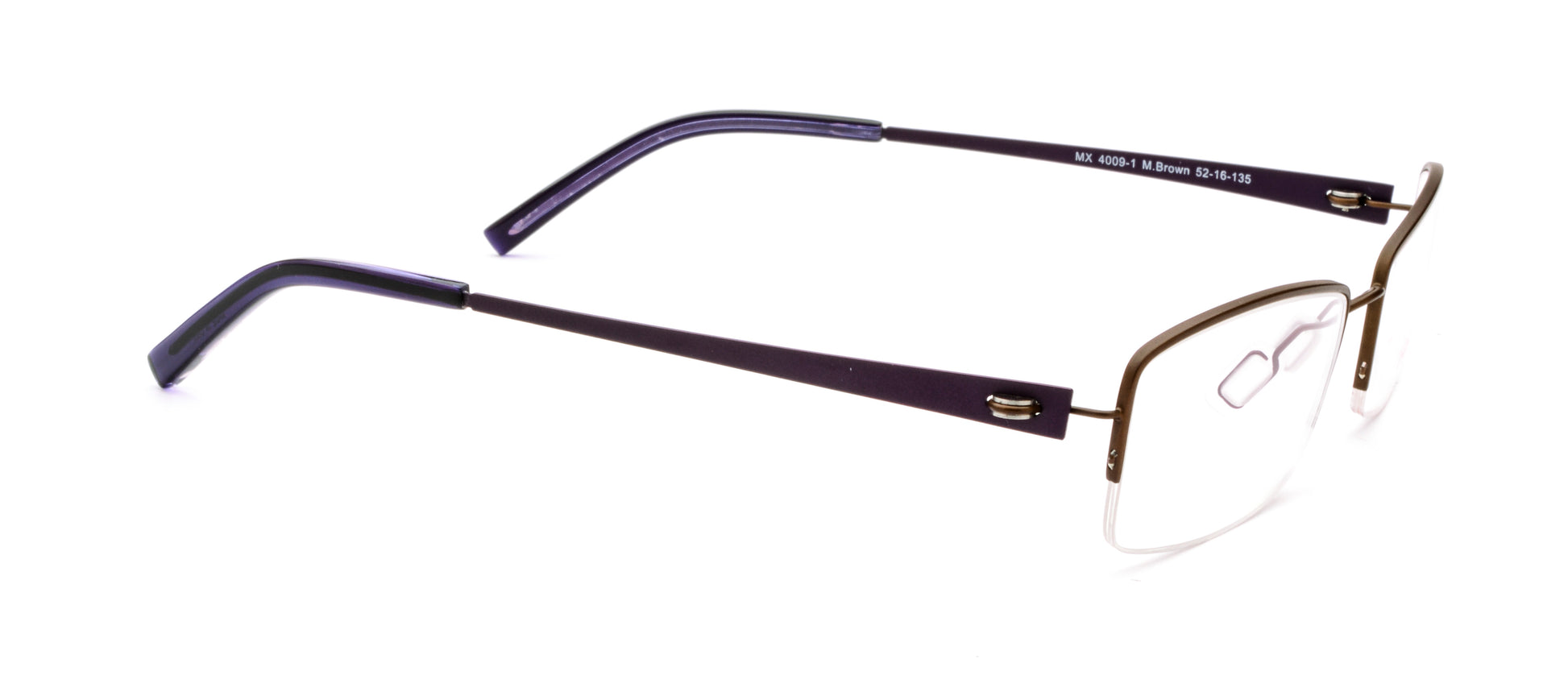 MX4009-1 | Women | Matte Brown | Titanium Glasses