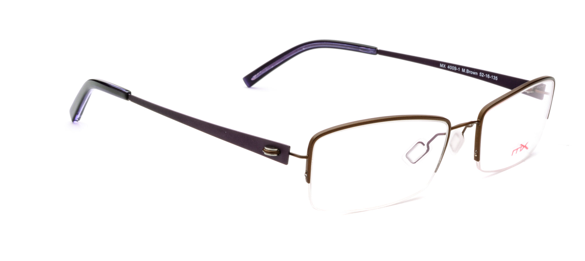 MX4009-1 | Women | Matte Brown | Titanium Glasses