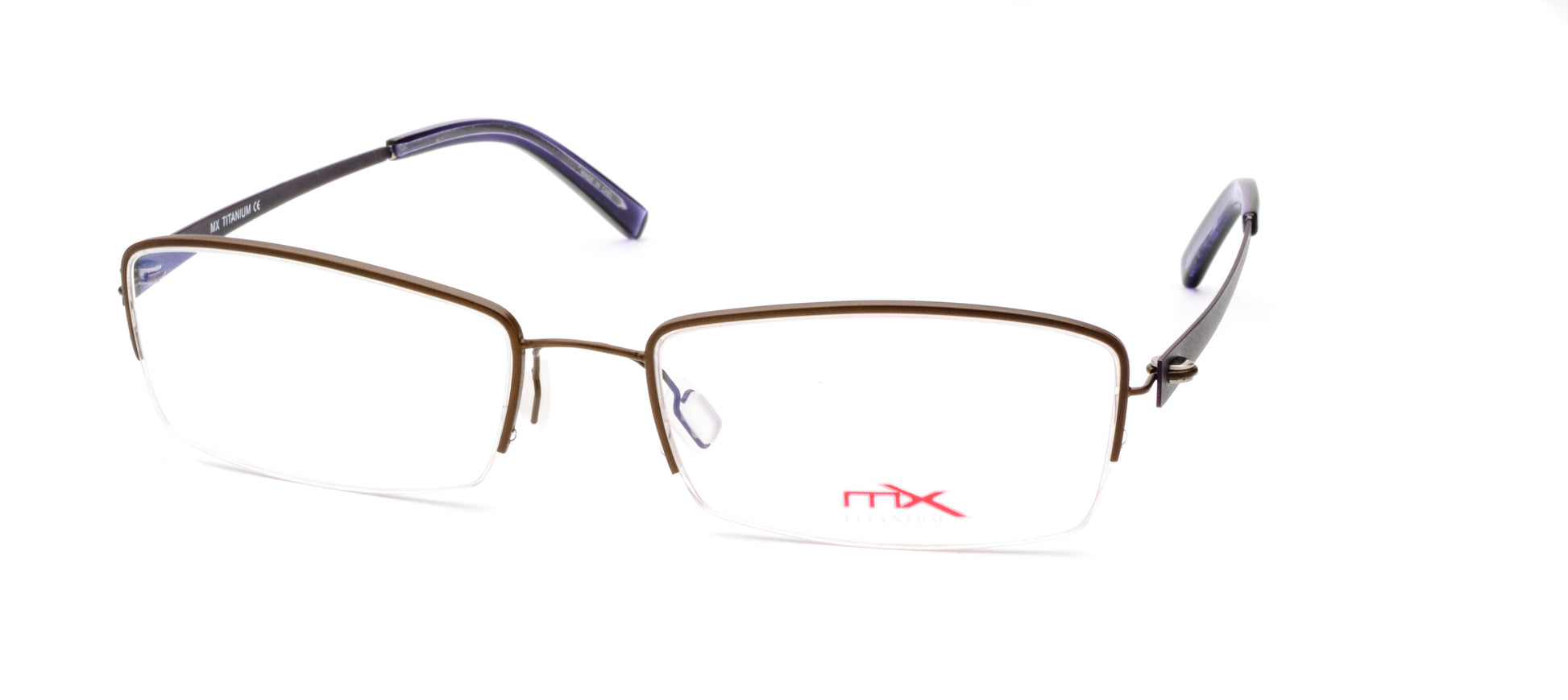 MX4009-1 | Women | Matte Brown | Titanium Glasses