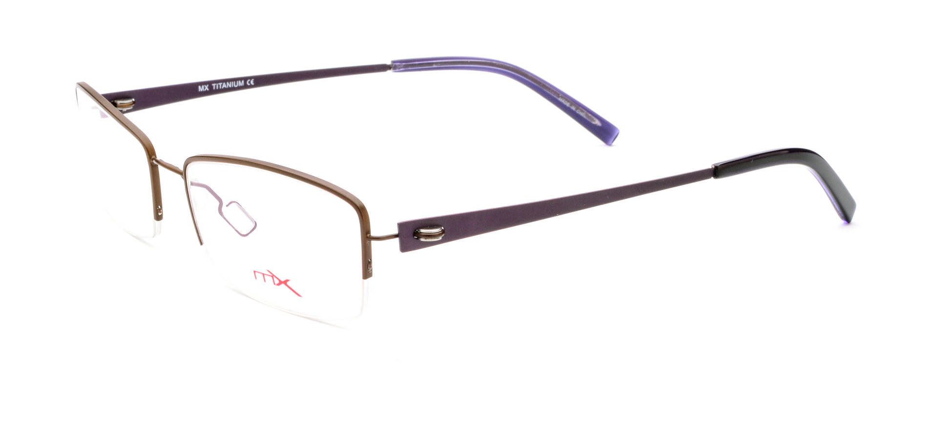 MX4009-1 | Women | Matte Brown | Titanium Glasses