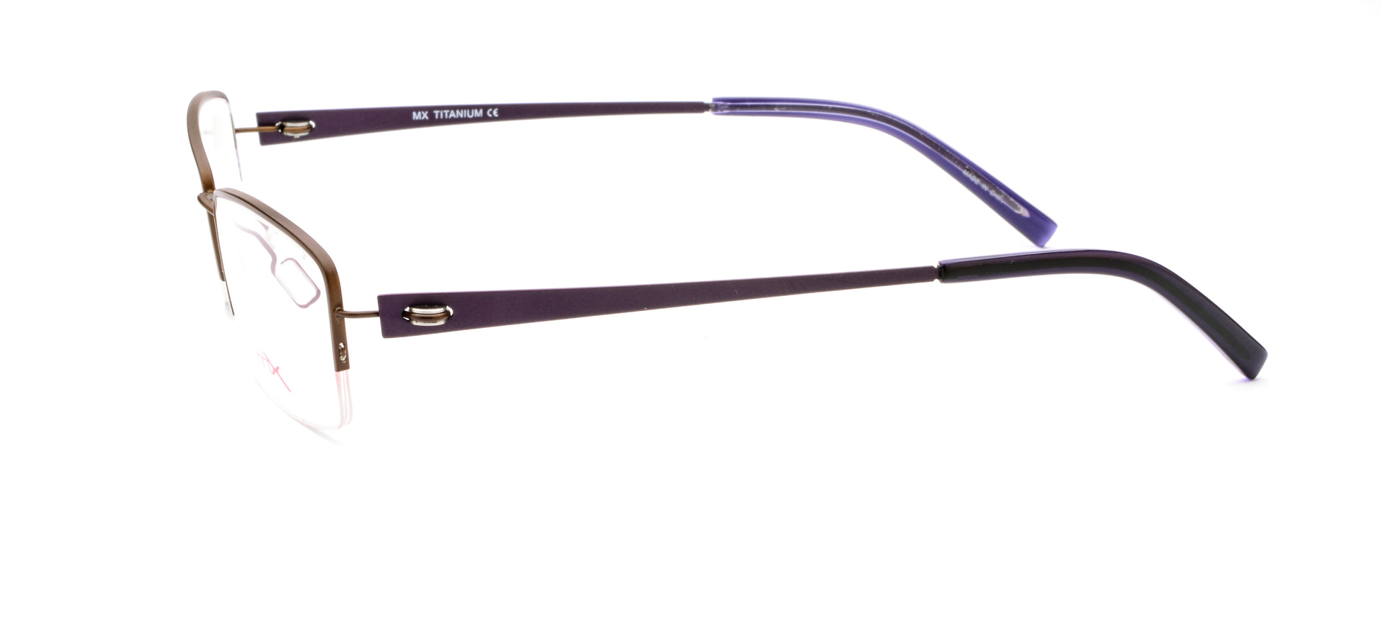 MX4009-1 | Women | Matte Brown | Titanium Glasses