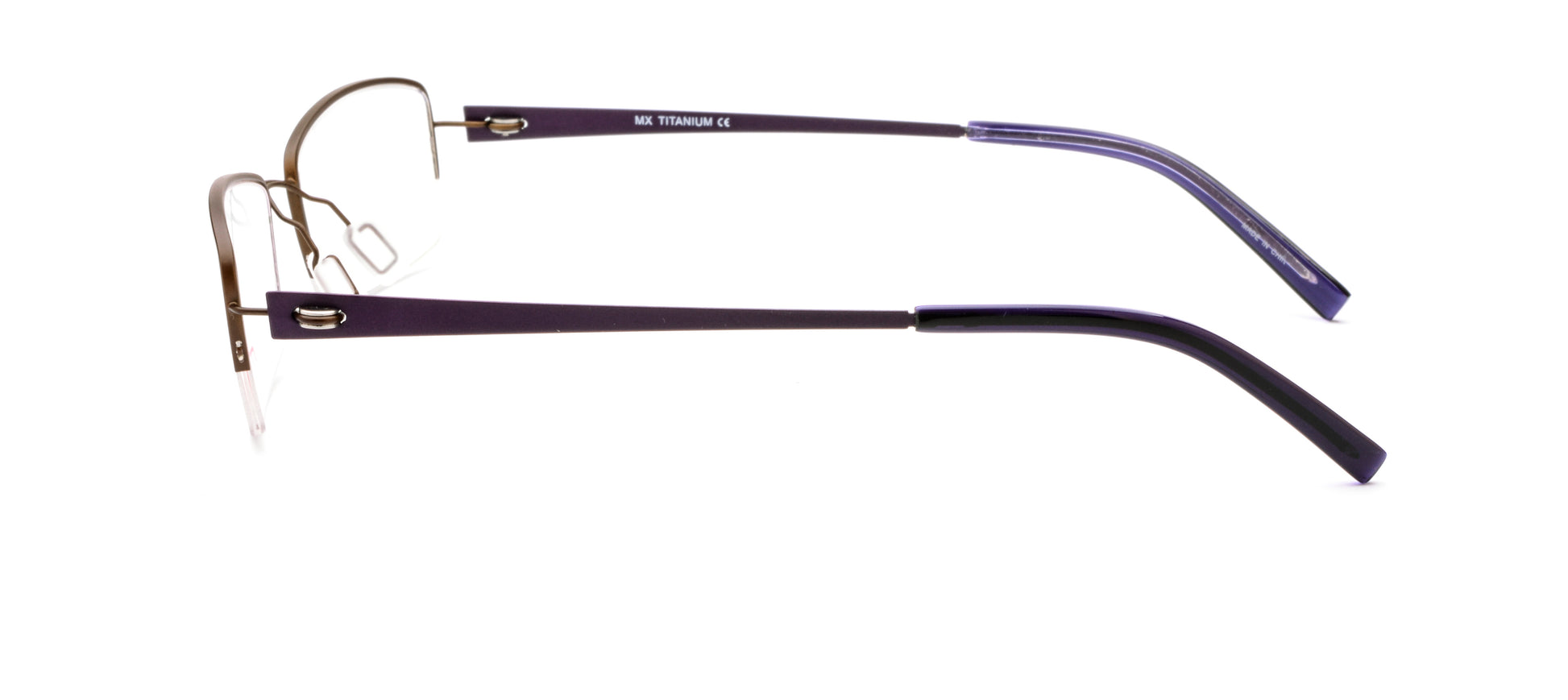 MX4009-1 | Women | Matte Brown | Titanium Glasses