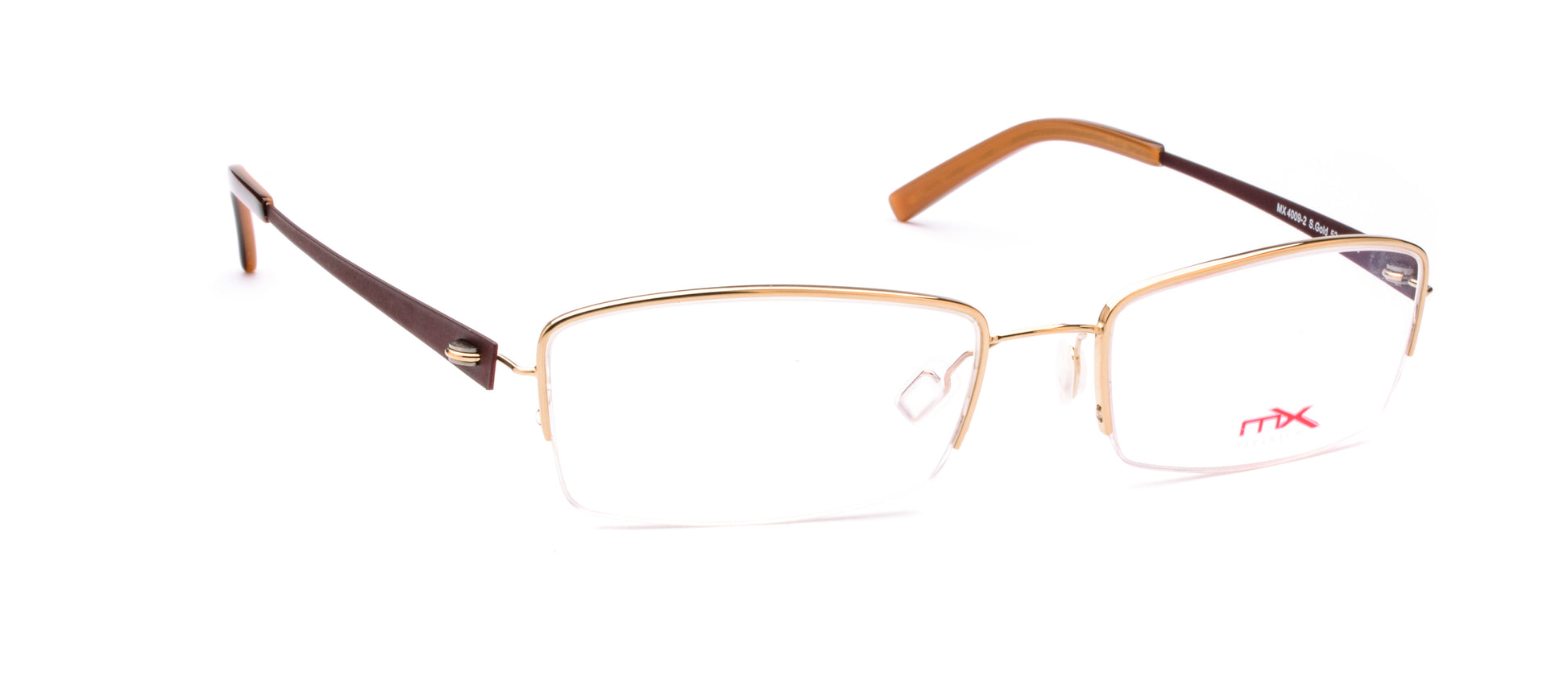 MX4009-2 | Women | Shiny Gold | Titanium Glasses