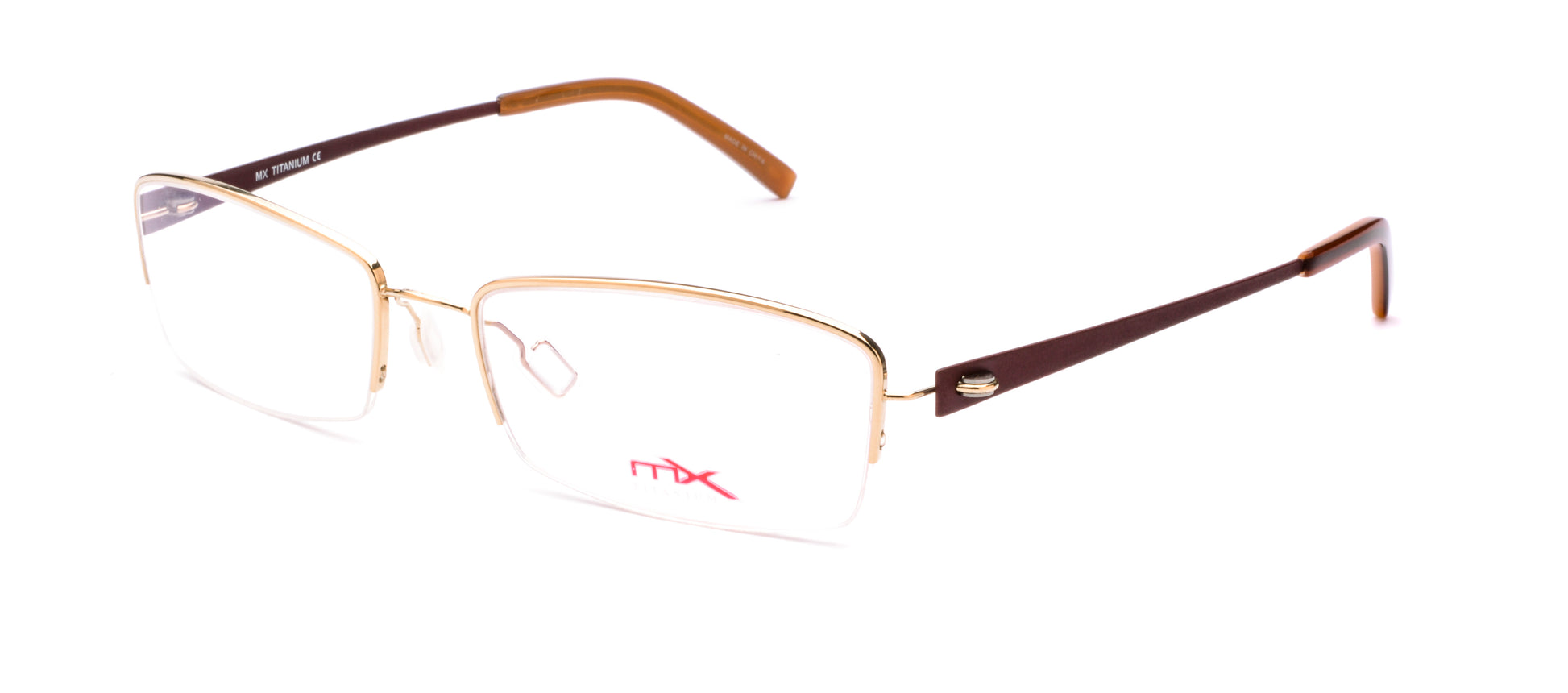 MX4009-2 | Women | Shiny Gold | Titanium Glasses