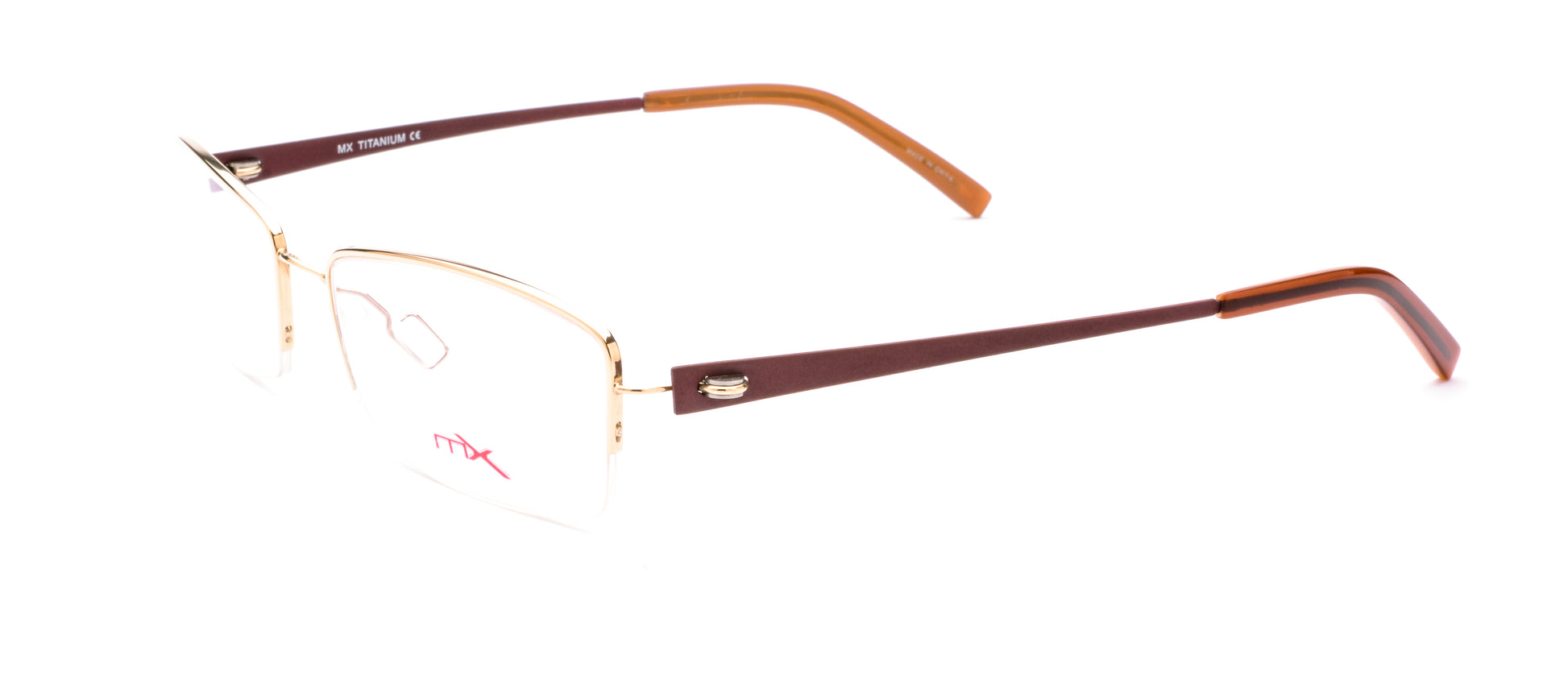 MX4009-2 | Women | Shiny Gold | Titanium Glasses