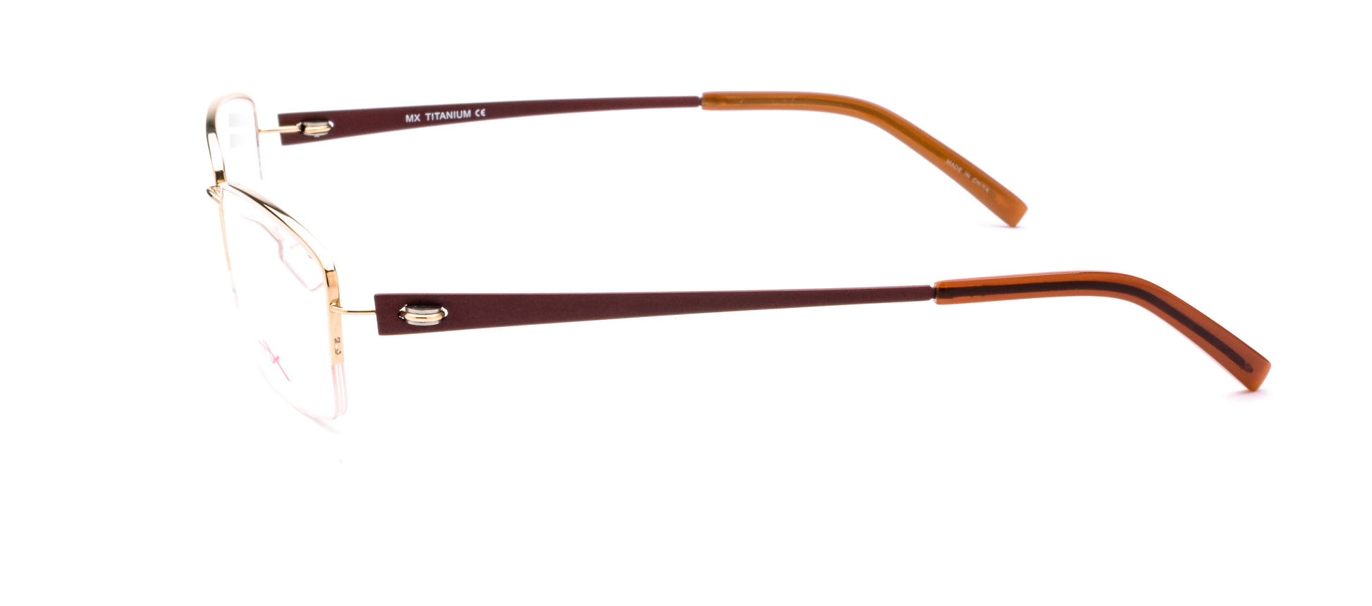 MX4009-2 | Women | Shiny Gold | Titanium Glasses