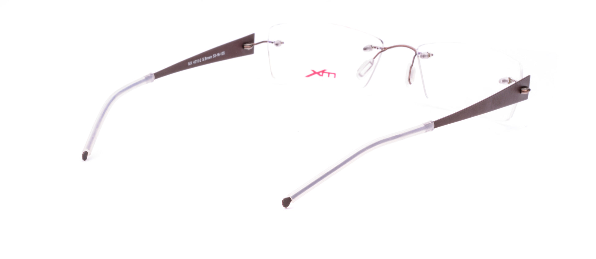 MX4010-2 | Unisex | Shiny Brown | Titanium Glasses