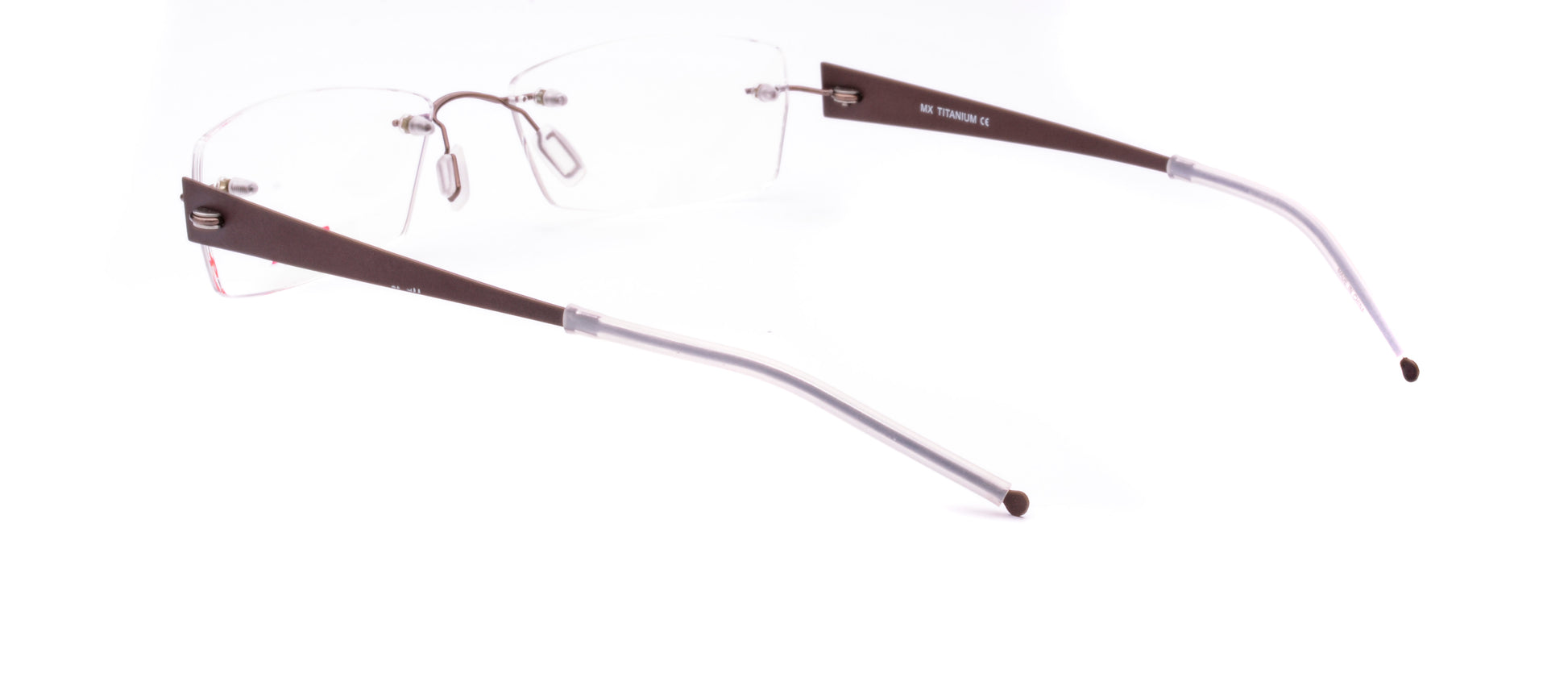 MX4010-2 | Unisex | Shiny Brown | Titanium Glasses