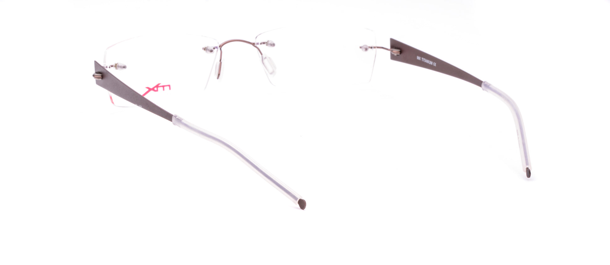 MX4010-2 | Unisex | Shiny Brown | Titanium Glasses