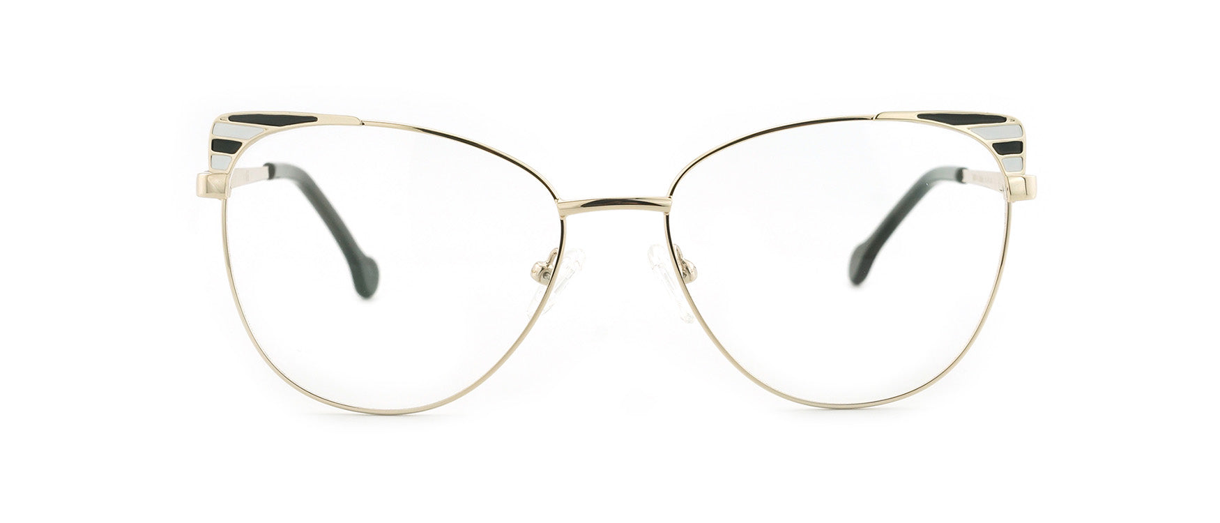 MX9023-1 | Women | Shiny Black | Metal Glasses