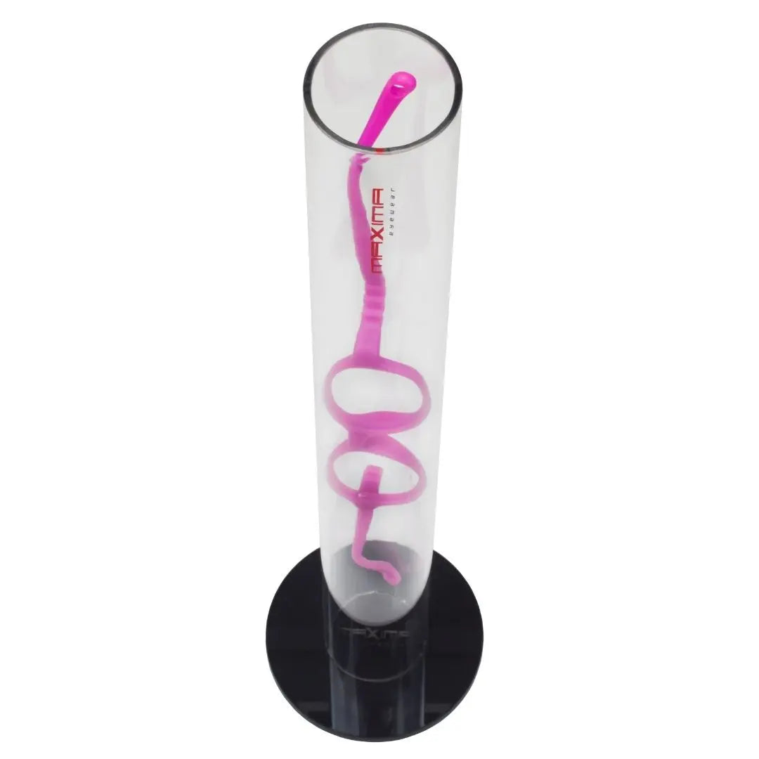 Kids Glasses Display | Gray Acrylic Tube | Maxima Pop Material - MXD-8113-2