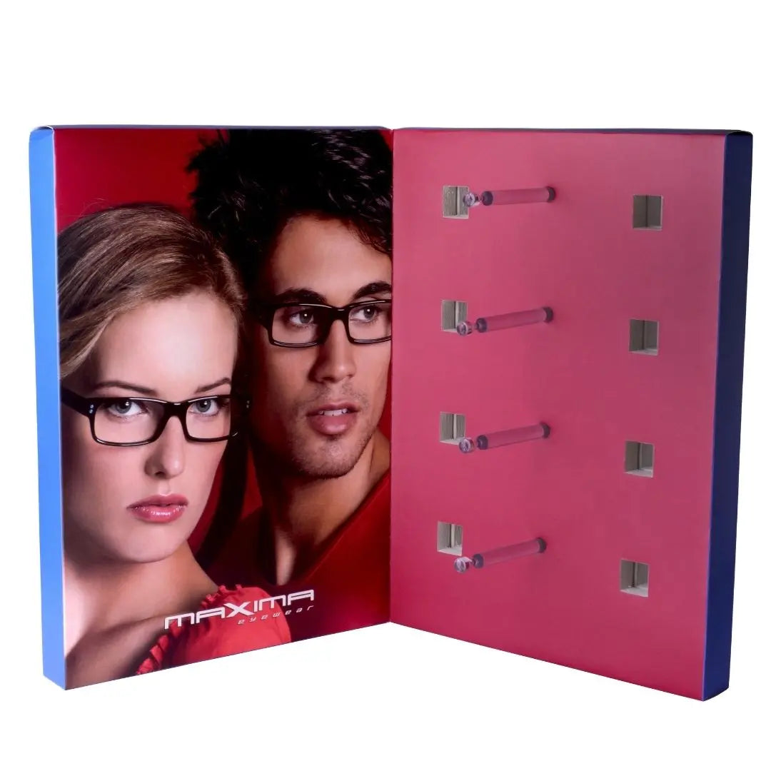 Cardboard Display Rack | Red | Maxima Pop Material - MXP-8082-2