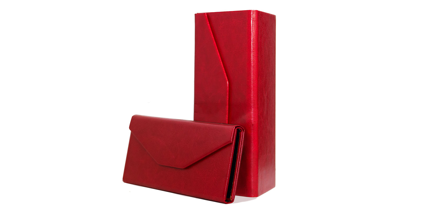 OPC-8311 | Faux Leather Hard Optical Case 2PCS | Multi