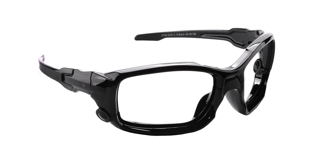 OPM-9451-2 | Safety Glasses | Shiny Black