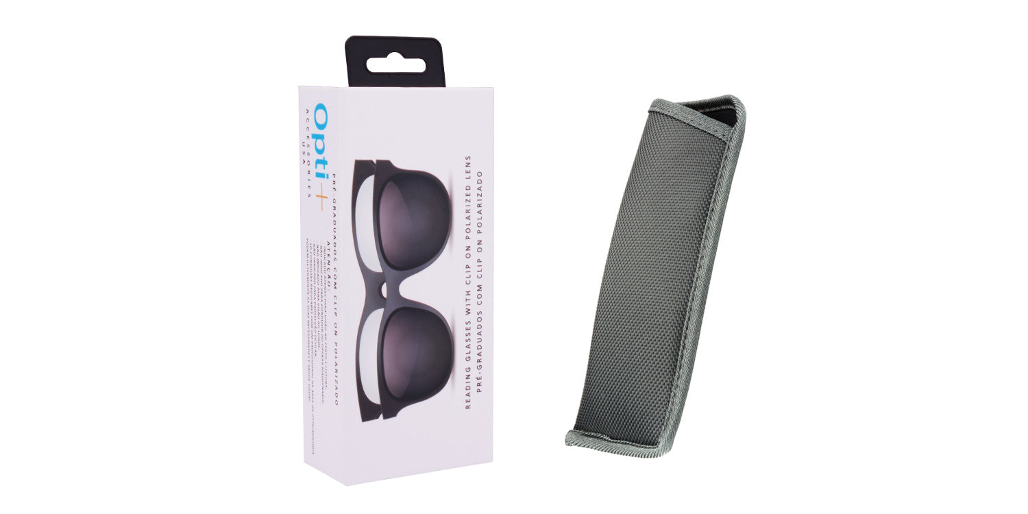 OPR-6-1-250 | Clip-On Reading Glasses | +2.50 | Gray