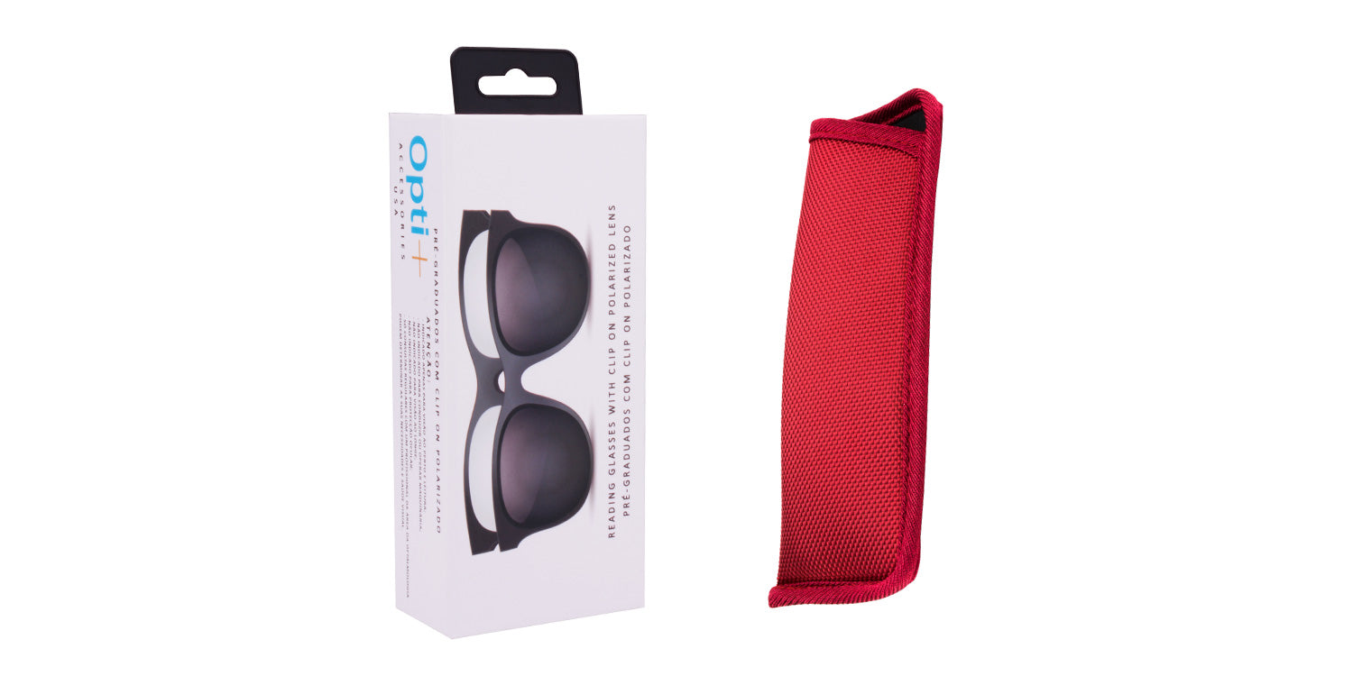 OPR-6-3-150 | Clip-On Reading Glasses | +1.50 | Red