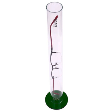 RAD-8117-4 | Arcylic Tube Display for Flex 180 Degree Glasses | Green | Razzi Pop Material
