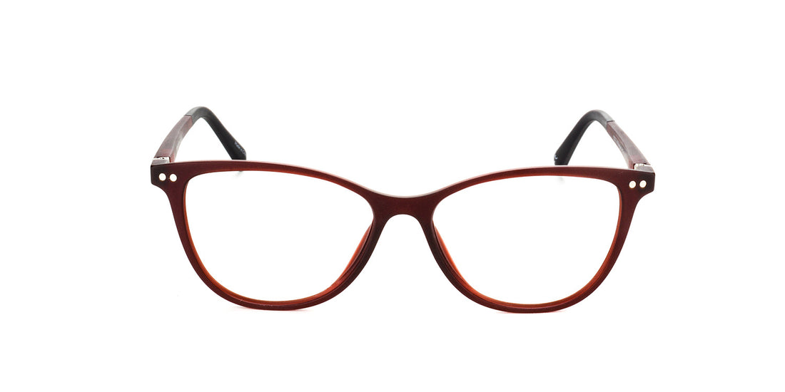 MX1027-2 | CLIP-ON | Burgundy | TR-90