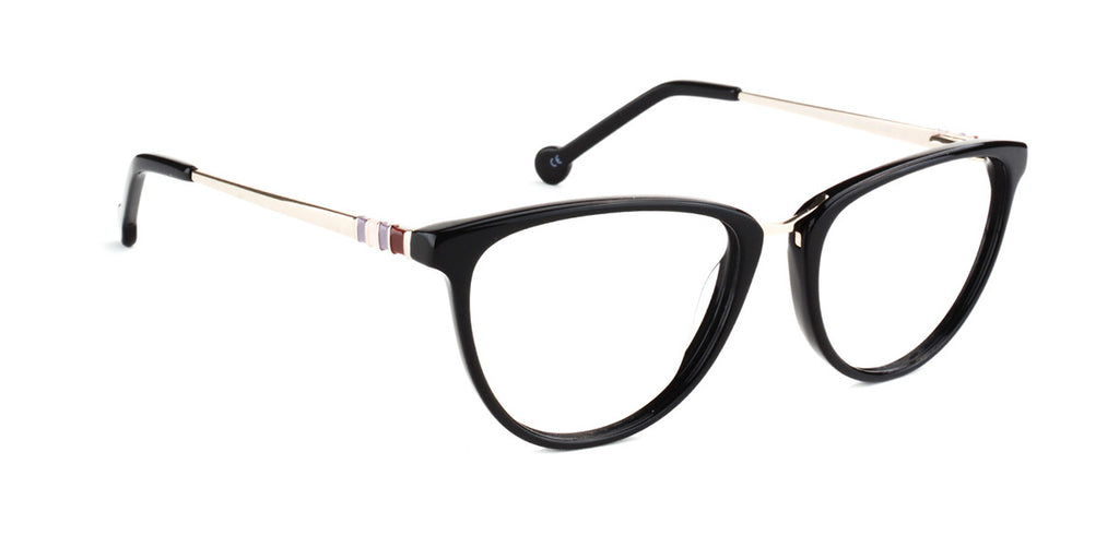 MX2110A-1 | Women | Shiny Black | Acetate Glasses