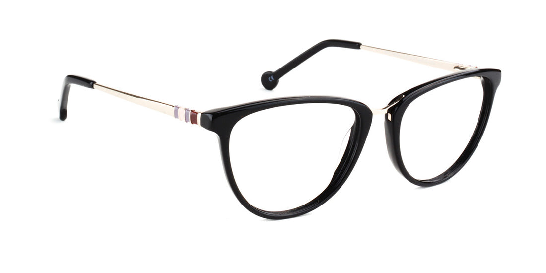 MX2110A-1 | Women | Shiny Black | Acetate Glasses