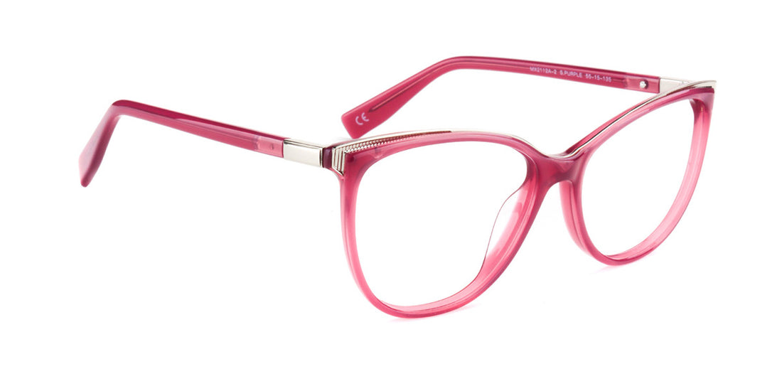 MX2112A-2 | Women | Shiny Purple | Acetate Glasses