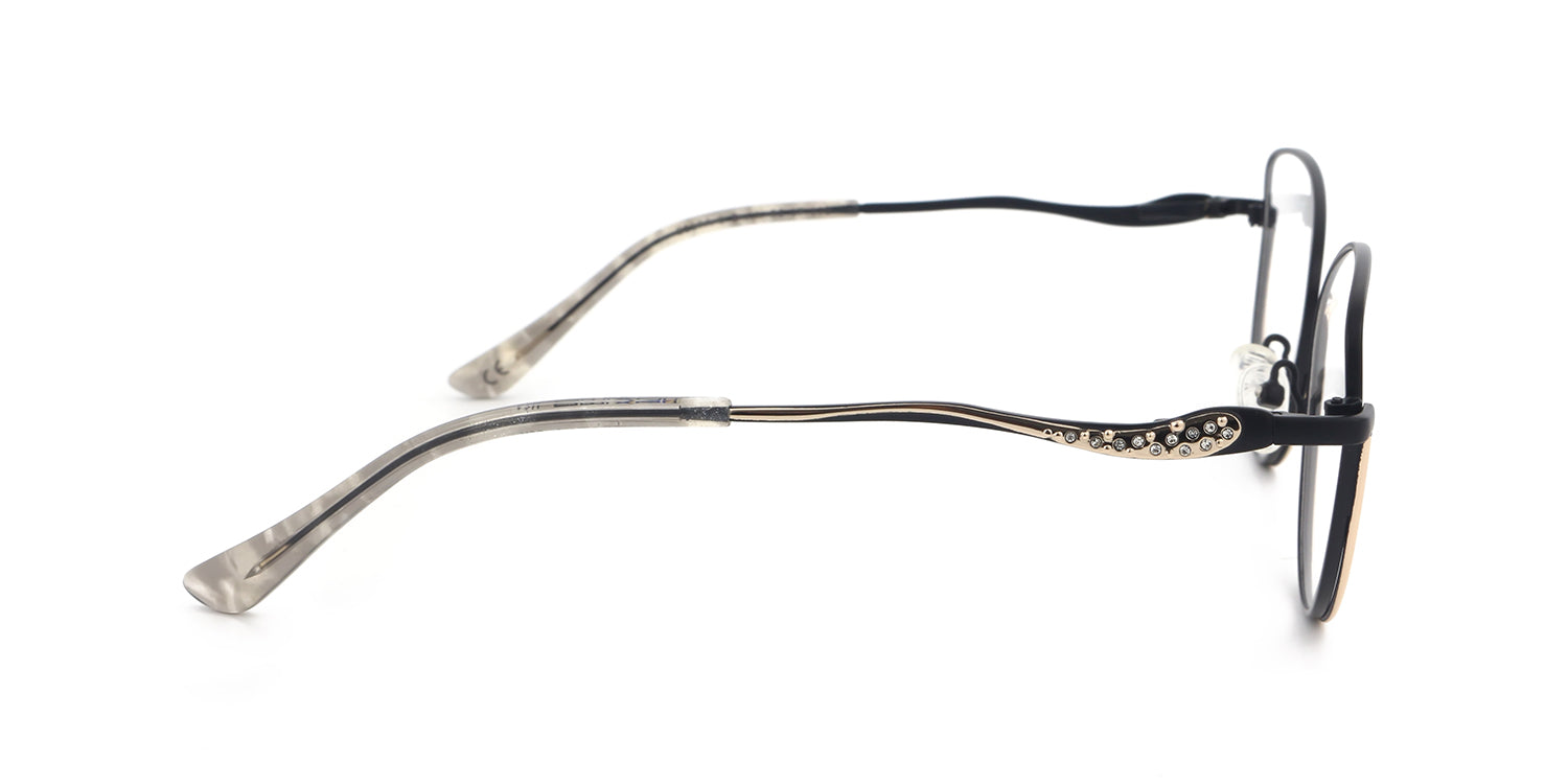 MX2169A-1 | Women | Matte Black | Metal Glasses