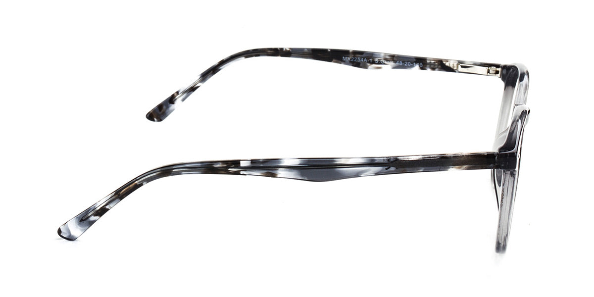 MX2254A-1 | Unisex | Shiny Gray | Acetate Glasses