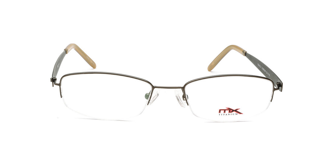 MX4002-1 | Women | Matte Brown | Titanium Glasses