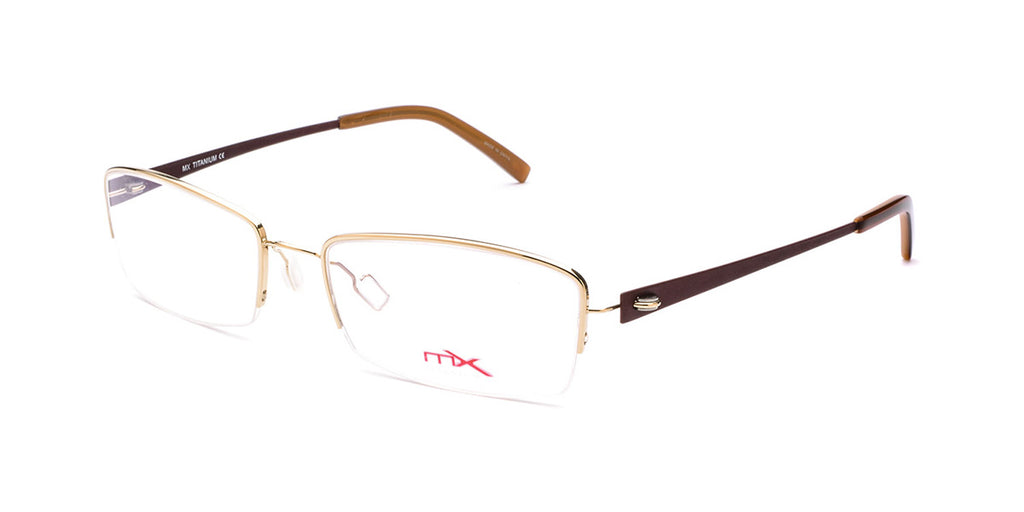 MX4009-2 | Women | Shiny Gold | Titanium Glasses