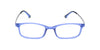 Maxima Unisex Matte Blue Rectangular Beta Titanium Glasses
