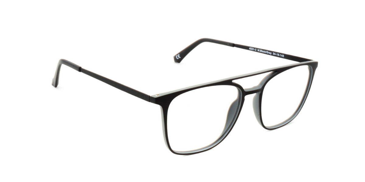 MX4031 3 Unisex Matte Black Beta Titanium Glasses