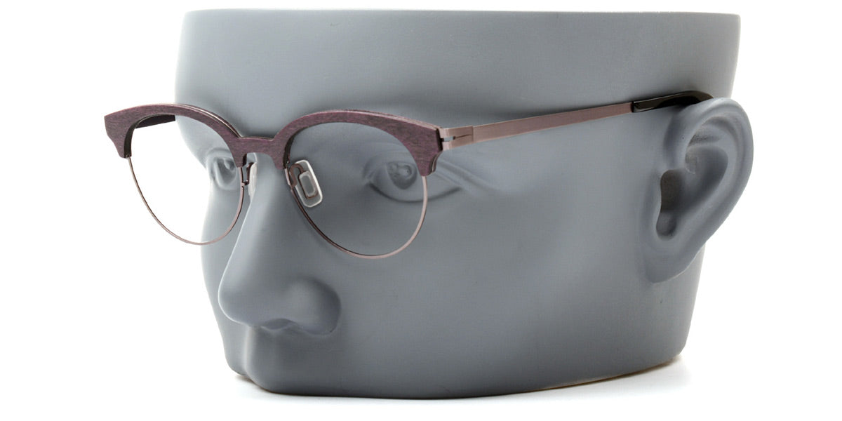 MX4700-3 | Unisex | Matte Purple | Wood Glasses