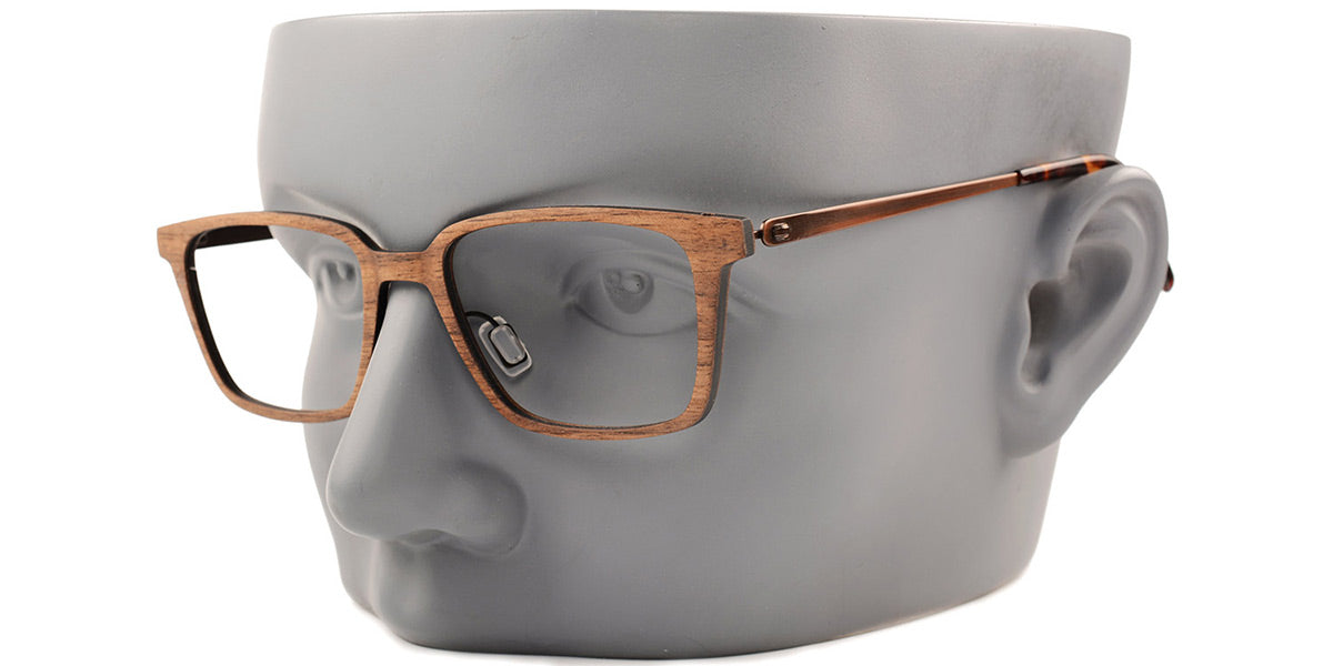 MX4708-2 | Unisex | Matte Walnut | Wood Glasses