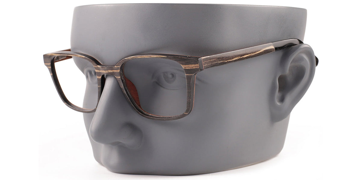 MX4710-3 | Men | Matte Black | Wood Glasses
