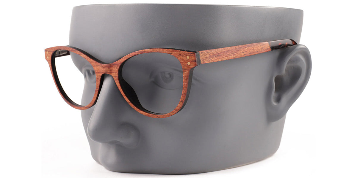MX4713-2 | Women | Matte Rose | Wood Glasses